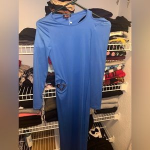 Waydamin Navy Blue Dress